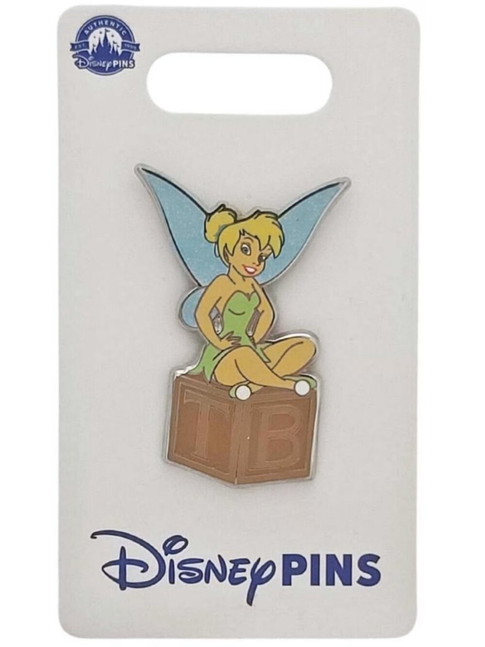 NWT 🆕 Tinker Bell Block Pin - New with Card